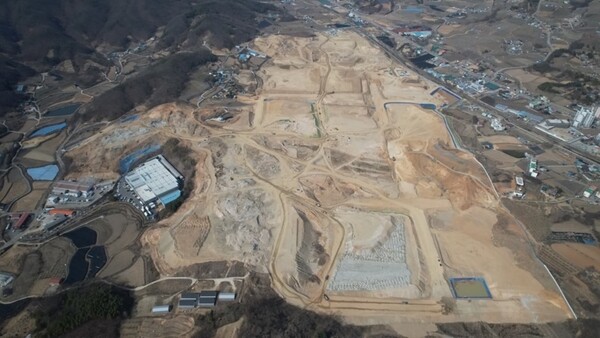 음성군 내 산업단지 전경