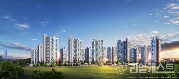 동탄신도시 금강펜테리움 6차 센트럴파크 투시도. 금강주택 제공