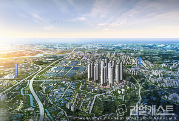 지제역 반도체밸리 제일풍경채 2BL 광역조감도. 제일건설 제공