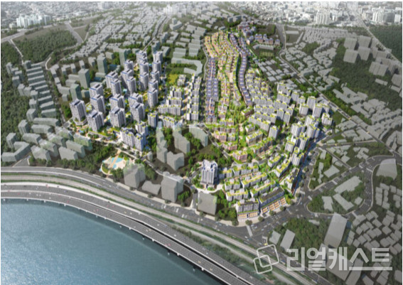 한남3구역 조감도. 용산구 제공