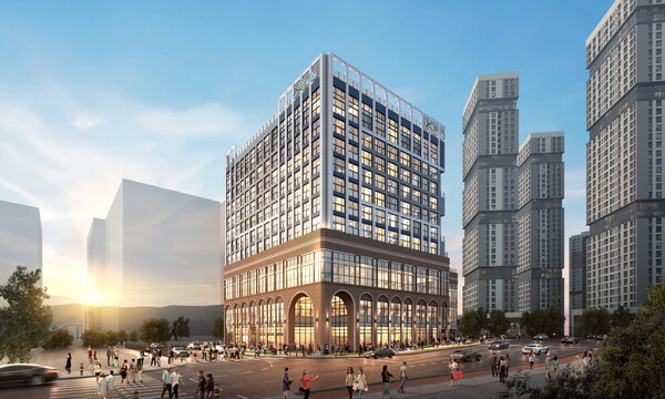 과천자이엘라 에디션 상업시설 투시도