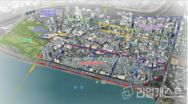 성수전략정비구역 개요. 서울시 제공