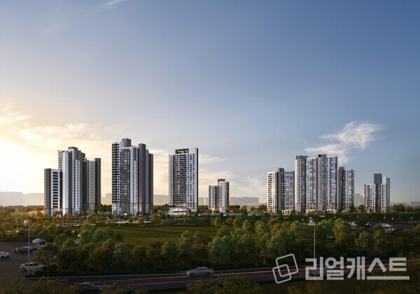 해링턴 플레이스 진사 투시도. 효성중공업 제공