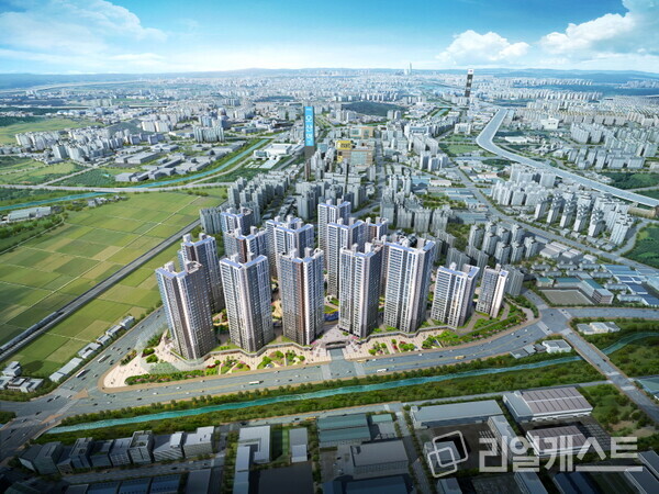 진위역 서희스타힐스 더 파크뷰 조감도. 서희건설 제공