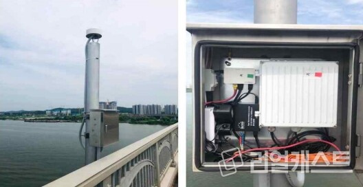 테스트베드 서울 실증지원 사업 ‘교량 안전 모니터링 시스템’ 실증 모습. 사진제공=서울시