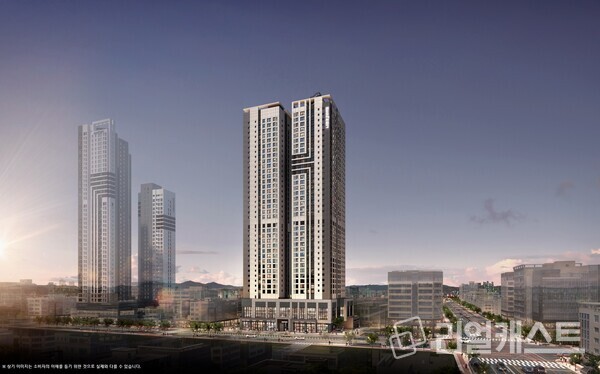 대전 에테르 스위첸 투시도. KCC건설 제공