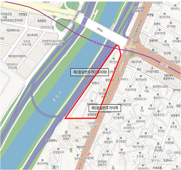 성동구 송정동 97-3 일원. 서울시 제공