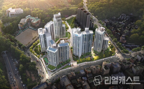 안양자이 더 포레스트 조감도 / GS건설 제공