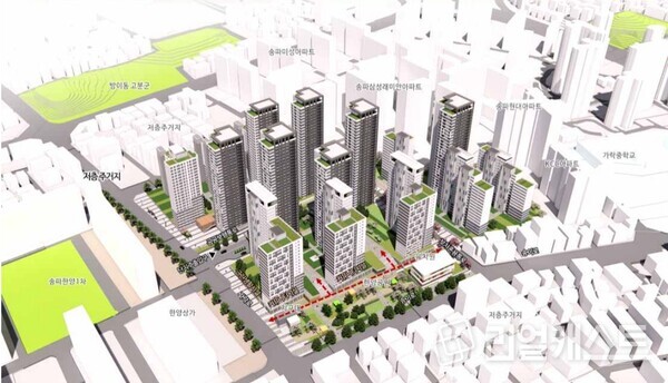 송파 한양2차 재건축 조감도 / 서울시 제공