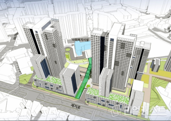 서울 동대문구 청량리동 19번지 일대 계획안. 서울시 제공