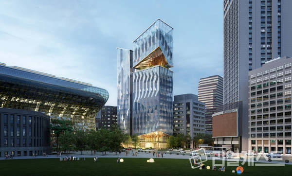 중구 금세기빌딩 개발 조감도. 포스코와이드 제공