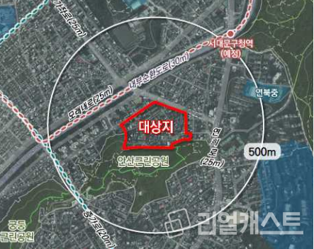 서대문구 연희2구역 위치도. 서울시 제공