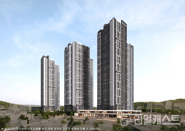 더샵 의정부역 링크시티 투시도. 사진: 포스코이앤씨