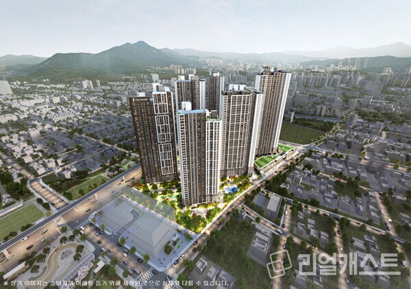 더샵 의정부역 링크시티 조감도. 사진: 포스코이앤씨