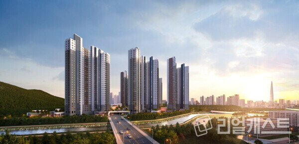 제일풍경채 하남 감일 투시도. 사진: 제일건설