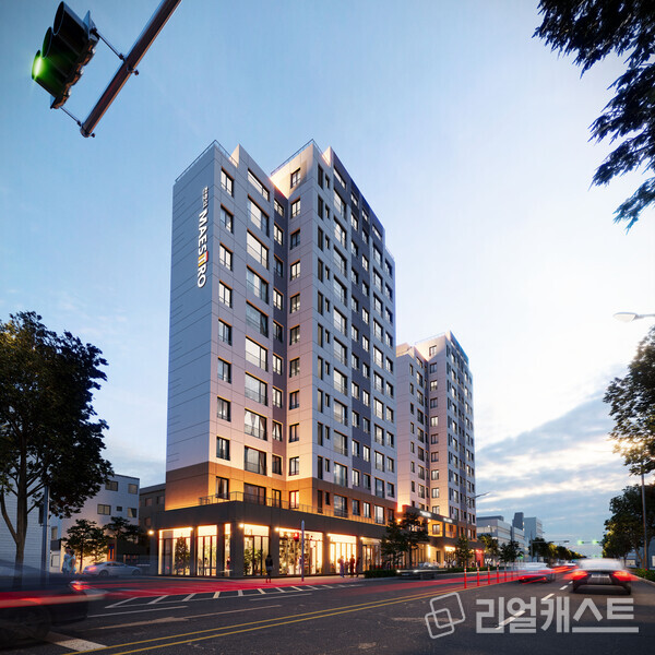 천호역 마에스트로 투시도. 한미글로벌디앤아이 제공