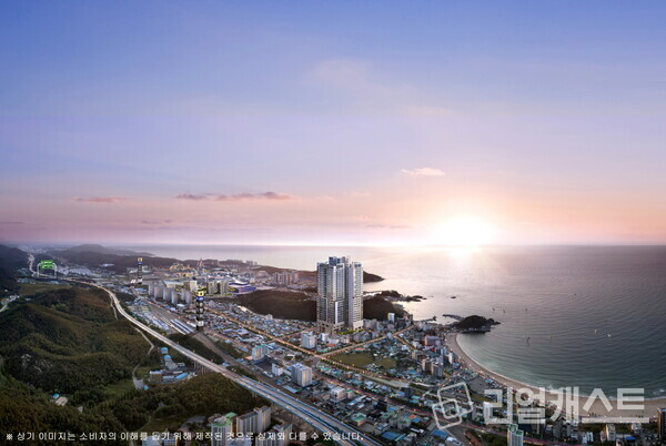 더폴 디오션 항공조감도. 사진: 우성종합건설