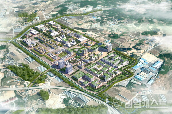 논산 국방국가산업단지 조감도. 논산시청
