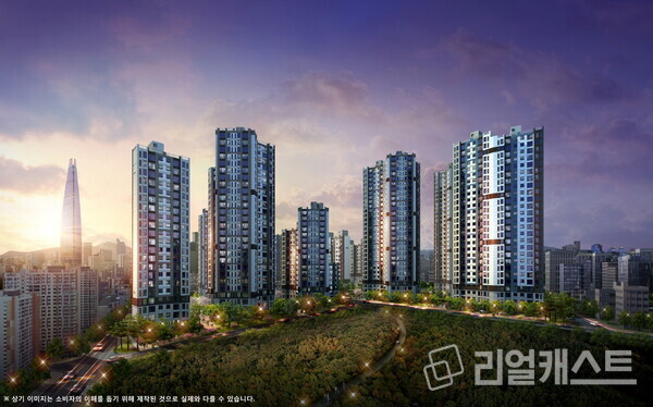 송파 서희스타힐스 프리미엄 투시도.