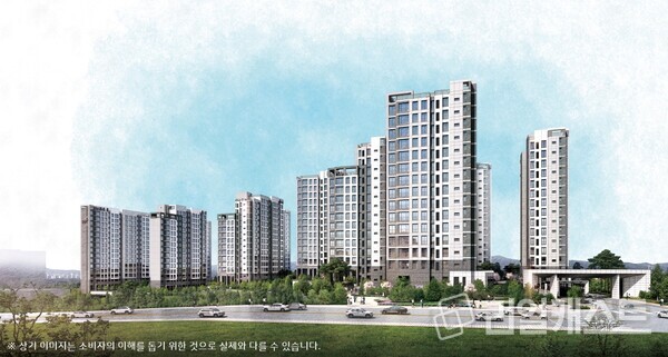 제주 중부공원 제일풍경채 센트럴파크 투시도. 사진 : 제일건설