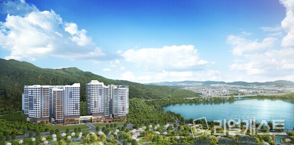 백운호수 푸르지오 숲속의 아침 조감도