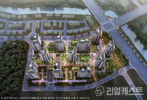 e편한세상 검단 에코비스타 조감도. DL건설 제공