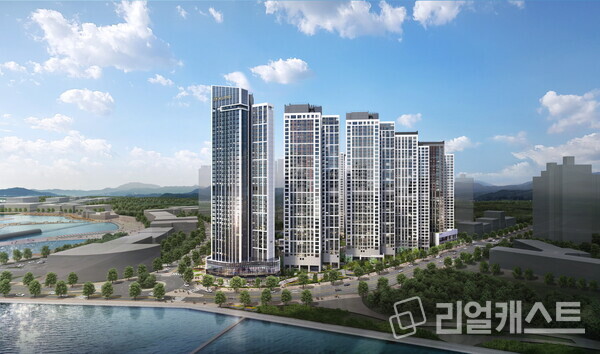 힐스테이트 더웨이브시티 투시도. 사진 : 현대건설