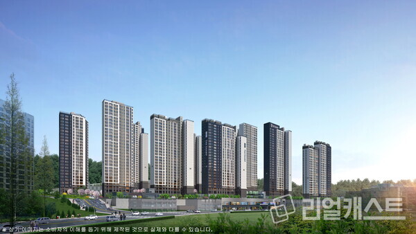 더샵 광양레이크센텀 투시도. 사진 : 포스코이앤씨