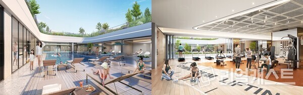 '백운호수 푸르지오 숲속의 아침 스위트' 커뮤니티 – 실외수영장, 피트니스