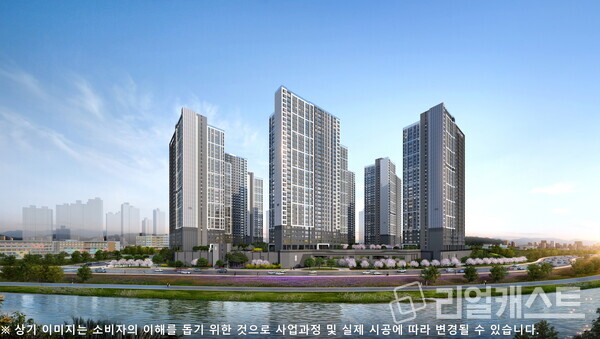 더샵 탕정인피니티시티 투시도. 포스코이앤씨 제공