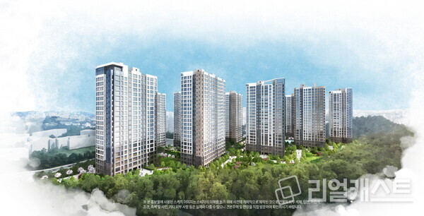 봉산공원 첨단 제일풍경채 투시도. 제일건설(주) 제공