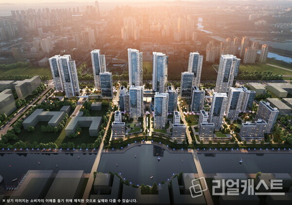 송도자이풍경채 그라노블 조감도. GS건설 제공