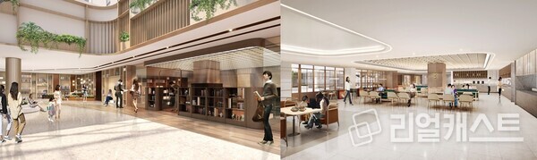 백운호수 푸르지오 숲속의 아침 스위트 커뮤니티 – 라이브러리, 레스토랑