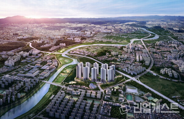 봉산공원 첨단 제일풍경채 조감도 / 제일건설(주)