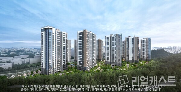 봉산공원 첨단 제일풍경채 투시도 / 제일건설(주)