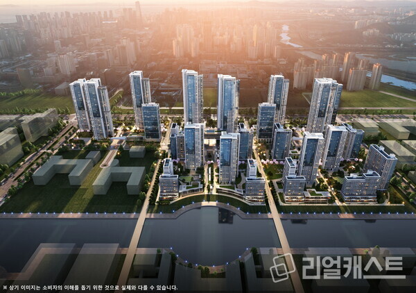 송도자이풍경채 그라노블 조감도