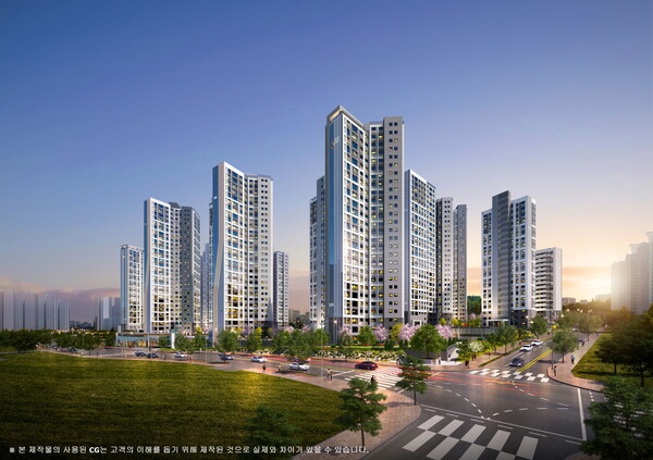 김포 북변 우미린 파크리브 투시도/ 우미건설