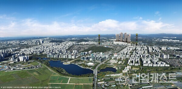 휴먼빌 일산 클래스원 조감도.