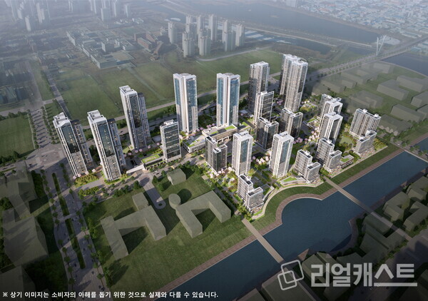 송도자이풍경채 그라노블 조감도