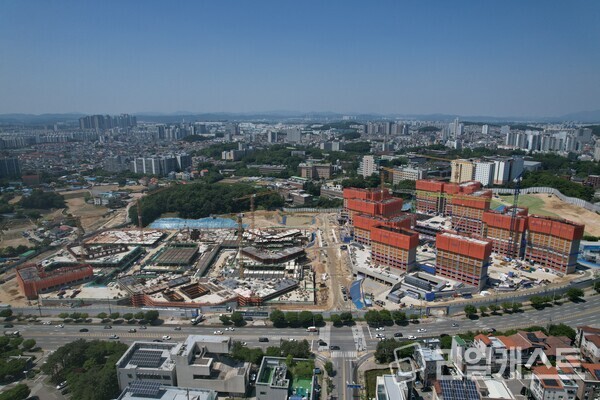 청주 동일하이빌 파크레인 항공조감도
