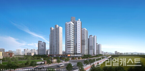 원주 모아엘가 그랑데 투시도 / 혜림건설