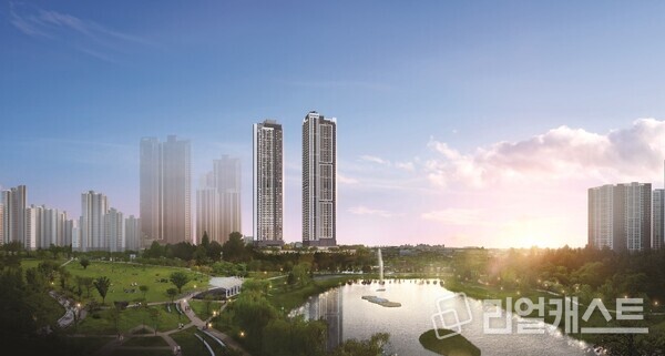 에코시티 한양수자인 디에스틴 투시도