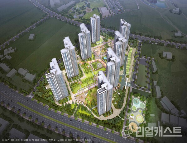 성성자이 레이크파크 조감도