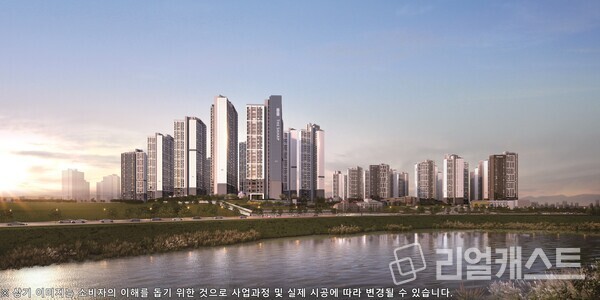 더샵 탕정인피니티시티 3차 투시도. 출처 : 포스코이앤씨