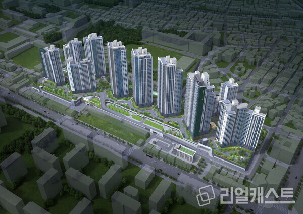 인하대역 푸르지오 에듀포레 조감도. 출처 : 대우건설