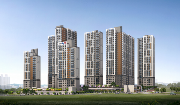 천안 두정역 양우내안애 퍼스트로 투시도. 출처 : 양우건설