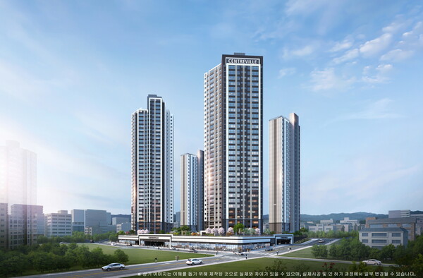 문수로 센트레빌 에듀리체 투시도 / 동부건설