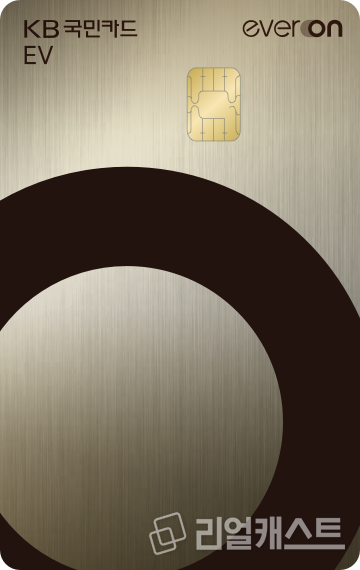 KB국민 에버온 EV카드. 출처 : KB국민카드