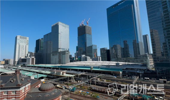 일본 도쿄역 인근 도시개발 현황