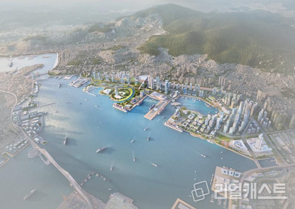 부산항 북항 1단계 재개발사업 조감도 / 출처: 해양수산부